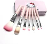 BINGEABLE...ENJOY THE DIFFERENCE Yoana Pink Hello Kitty Soft Makeup Brush Set (Combo Of 7)