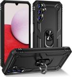 KrKis Samsung Galaxy A14 5G, Black Plastic Shock Proof Back Cover