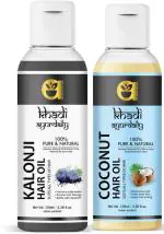 Ayurdaily Khadi Hair Kalonji Oil And Coconut Oil, 200 Ml (Combo Of 2)