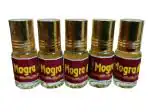 KAH ATTAR Mogra Attar Long Lasting Fragrance for Men and Women 3 ml (pack of 5)