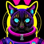 Love Creation A4 Size poster print for creative wall art- intergalactic-animal-kingdom-digital-download-7904(Non Sticker)