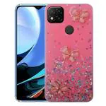RJR Redmi 9, 9C, 9 9 Active Back Case Cover for Girls | Sparkle Glitter | Stylish | Partywear | for Ladies Women Back Case Cover for Redmi 9, 9C, 9 9 Active- Pink
