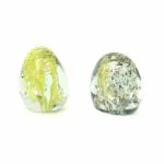 Kebica Stationery Multicolor Glass Lattu Paper Weight (Pack Of 2)