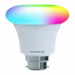 Havells Multicolour Glamax 9W B22 Smart TW+RGB Bulb, LHLDAMED3W8R009 16 Million Colors Compatible with Alexa and Google Assistant (Pack of 1)