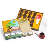 PHOOL - Sambrani Havan Cups I 16 pcs Havan Cups + 1 Free Stand I Ecocert Certified Natural I Dhoop for Pooja I 100% Organic Sambrani Fragrance | Phool Luxury Incense | Phool Luxury Incense