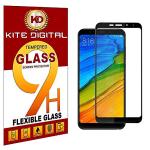 Kite Digital Redmi MI Note 5 5D Premium Tempered Glass Screen Protector Slim 9H Hard 2.5D