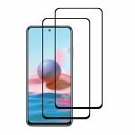 Kite Digital Redmi Note 10/Redmi Note 10s (Black) Tempered Glass Screen Protector with Edge to Edge Coverage - Easy Installation Kit (Pack of 2)