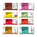 Monkey Bar - SUPER VALUE Pack - Assorted Protein Bars - Pack of 12 (12x50g) - No Added Sugar