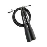 PowerMax Fitness JP-5 (Black)Exercise Speed Jump Rope With Adjustable Cable with Anti-slip Handle, Workout Skipping Rope for Men, Women & Kids
