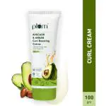 Plum Avocado & Argan Curl Boosting Creme Contains Avocado Oil, Argan Oil, Plant Kertain, Shea Butter & Algae Oil (100 ML)