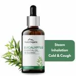 Aravi Organic Eucalyptus Essential Oil For Hair Growth, Steam Inhalation, Skin Care, - 100% Pure, Natural, Undiluted - 15 ml