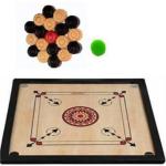 Relations Medium Carrom board 26 Inch Carrom Board Board Game 60 cm Carrom Board (Multicolor)