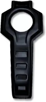 Acube Mart Black Plastic Tank Tie Reh-1 Strap Bike Tank Cover For Royal Enfield Himalayan