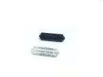 Astroghar Black tourmaline And clear quartz Mini Double Pointed pencils For Chakra Reiki healing Grid Making 30 mm