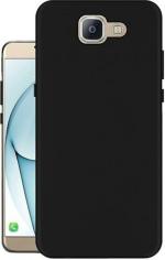 XOVO Back Cover for Samsung Galaxy A9 Pro (Black, Dual Protection, Silicon)