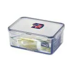 Lock & Lock Classics Transparent Rectangular Plastic Flat Container 2.3 L