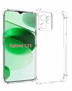 GI PRODUCTS White Silicon Mobile Back Cover For Realme C35