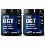Primal Health Science Raw CGT Pro Formula Blend Of Creatine, Glutamine & Taurine. 42 Servings | Faster Muscle Recovery | Reduce Fatigue | Enhance Lean Muscle | Best Pre Post Intra Workout (Pack of 2, 2X252 gm)