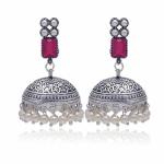 Eivri Latest Fashion Jewellery Jhumka For Women & Girls Oxidised Organiz artificial traditional wedding party earrings for Rakhi Gift