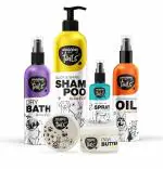 Wagging Tails Pets Grooming Kit Combo| Dog Shampoo+ Massage Oil+ Dry Bath+ Paw Butter+ Paw Spray