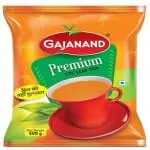 GAJANAND (Aah Gajanand Vah Gajanand) Premium CTC Tea Leaf / 500gm / Pack of 1 / Chai Patti with Strong Taste and Refreshing Aroma / 100% Assam CTC Tea Leaves