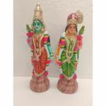 GP DECOR Andal And Meenakshi Doll 9 Inch (Pack Of 5) 15x8x22 cm