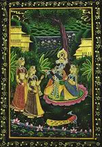 ICAC-Natural Colour on Silk-Radha Krishna-by Miniature Art-11