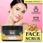 OCEANSKY EXPORTS Walnut face scrub and body scrub for all skin types smooth and brightening skin scrub for doctors, men, and women face scrub.