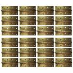 Atlantic Door Butt Hinges 4 inch x 12 Gauge/2 mm Thickness (Stainless Steel, Antique Finish, Pack of 24 Piece)