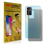 FCS PET Matte Mobile Back Screen Protector for OPPO A76 | Self Healing Flexible Matte Unbreakable Soft Hydrogel Film Anti-Scratch Matte Screen Guard | Back Skin TPU