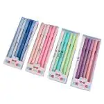 Silly Panda Gel Pen Box Pack | Matt Finish | Solid Body Type | Ultra Durable Tip | Black Ink: The Ultimate Writing Companion for Students - A Perfect Combo Gift Set of 4