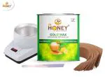 DR HONEY hair removal cold wax strip and heater all skin wax and full body good for your skin 6001.43