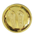 DARIDRA BHANJAN - Laxmi Charan Paduka Energised Maa Lakshmi Feet for Diwali Pooja/Home/Office/Door/Business.