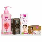 VI-JOHN Women Care Kit (Saffron Cream Advance 50g,Fair Fairy Cream 50g,St.John Cobra Limited Edition Eau De Perfume Perfume 60ml & Fairness All Skin Type Rose Body Lotion 250ml) (Pack of 4)