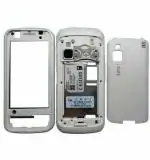 Imbi White Glass Full Panel For Nokia C6