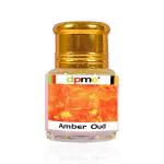 dpme AMBER OUD Attar, Concentrated Perfume Oil Roll-On 6 ML Bottle (For Men & Women)