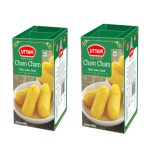 Uttam Kesar Cham Cham 1.25 Kg Box (Pack of 2), 18 Pieces per Box, Authentic Bikaneri Sweets, Ready to Eat