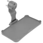 RONIKS 3 Pin Multipurpose Wall Mounted Plug Mobile Phone Charging Stand with Holder for Supporting and Socket Conversion All Types of Phones, mp3player, 6.5-inch tab