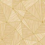ORNER 3D Geometric Lines Wallpaper| For Living Room, Bedroom, Offices| (56 Sq Ft.1 Roll) Cartier_ALC229