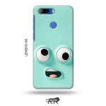 Tweakymod Printed Funny FAce Emoji Back Cover For Lenovo K9