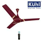 KUHL Stylish Fan Prima A3 | BLDC Technology | 28W Only |5 Star Rated & ISI Marked | High Air Flow with Aerodynamic Blades