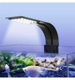 Vayinato Black Polished Super Slim Led Aquarium Light Plants Grow Lighting Creative Clip-On Lamp