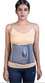 Zoi Grey Abdominal Belt After Delivery Tummy Reduction Belly Trimmer Fat Reduct - 40 - 44 Cm