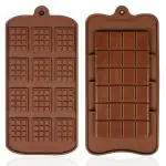 Kunya Silicone Chocolate Molds for Chocolate Bar Baking Chocolate Mould Kitchen 12 Even Silicone Molds (Pack of 2)