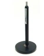 Pgen Blue Metal Sturdy Magnetic Pen Attract Stand Ball Pen