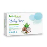 The Eco Mama Tear Free Moisturizing Baby Soap - Pack of 3 (100GM Each)| Relieves Itching, Rashes & Inflammation | Contains Natural Ingredients| Sensitive Skin Friendly, Toxin Free