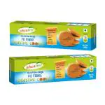Wheafree Gluten Free Hi Fibre Digestive Cookies - Pack of 2 - 200g Each | Tasty, Crunchy, High in Fiber | Best Teatime snacks, Healthy and Nutritious | 100% Vegetarian