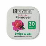 Krayons Nail Polish Remover Wipes 30 Pads