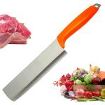 S.B. Anjali Shalu Bhai Multicolor Stainless Steel Kitchen Knife Sets Kk-Orng-Broadhandle