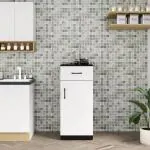 Home Full Engineered Wood Remo 1Door Kitchen Cabinet